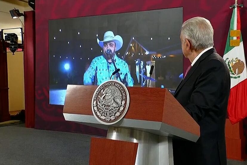 El concierto ya tiene fecha y López Obrador celebró el anuncio con la canción ‘No se va’, que tiene más de 200 millones de reproducciones en YouTube.