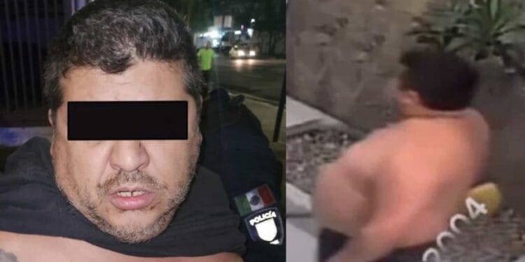 En el video se ve al sujeto golpear con la punta de un palo a una joven, posteriormente la tira al piso para arrastrarla del cabello por un pasillo