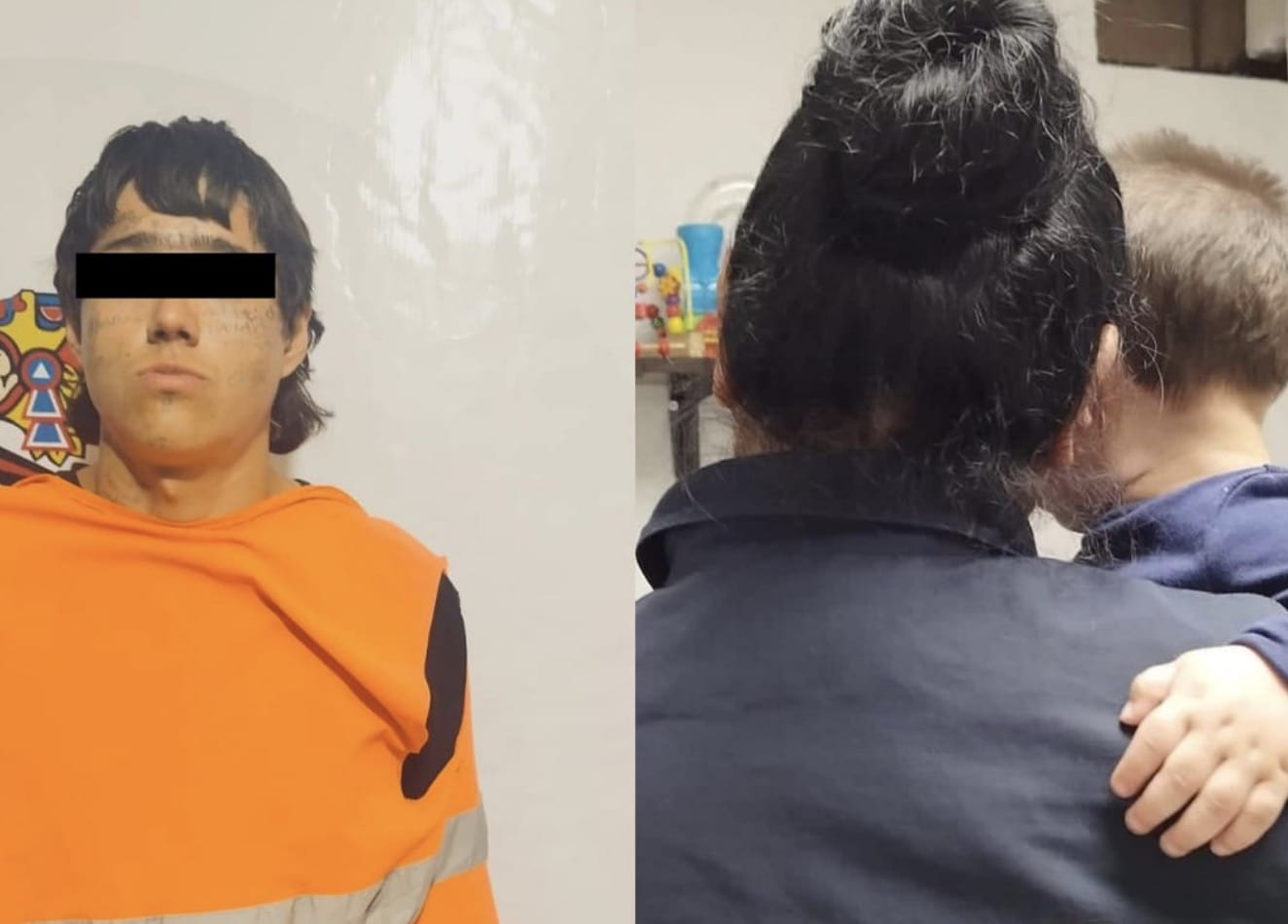 Policías Municipales resguarda a menor de 10 meses sustraído por su padre en la Ciudad del Paso Texas