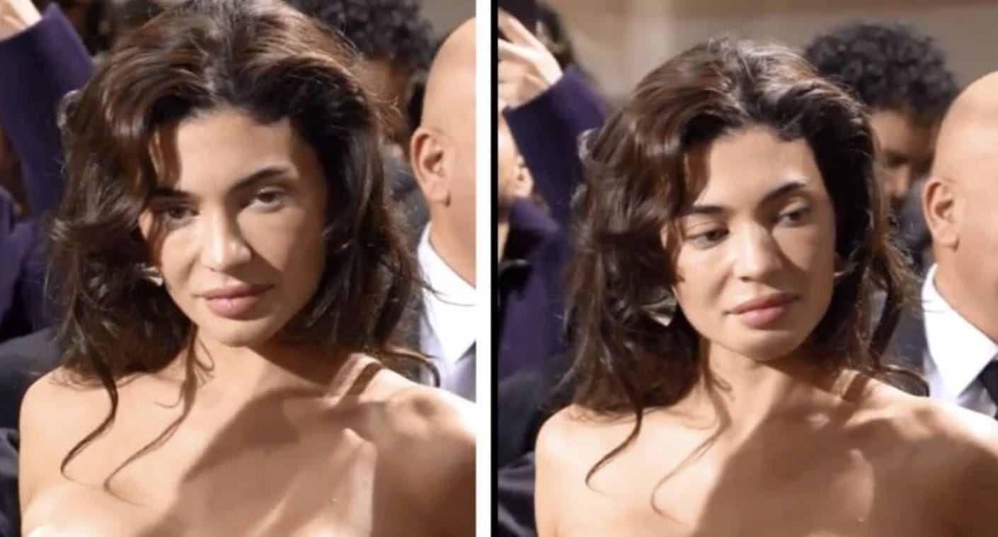 La modelo fue vista en la Semana de la Moda de París.