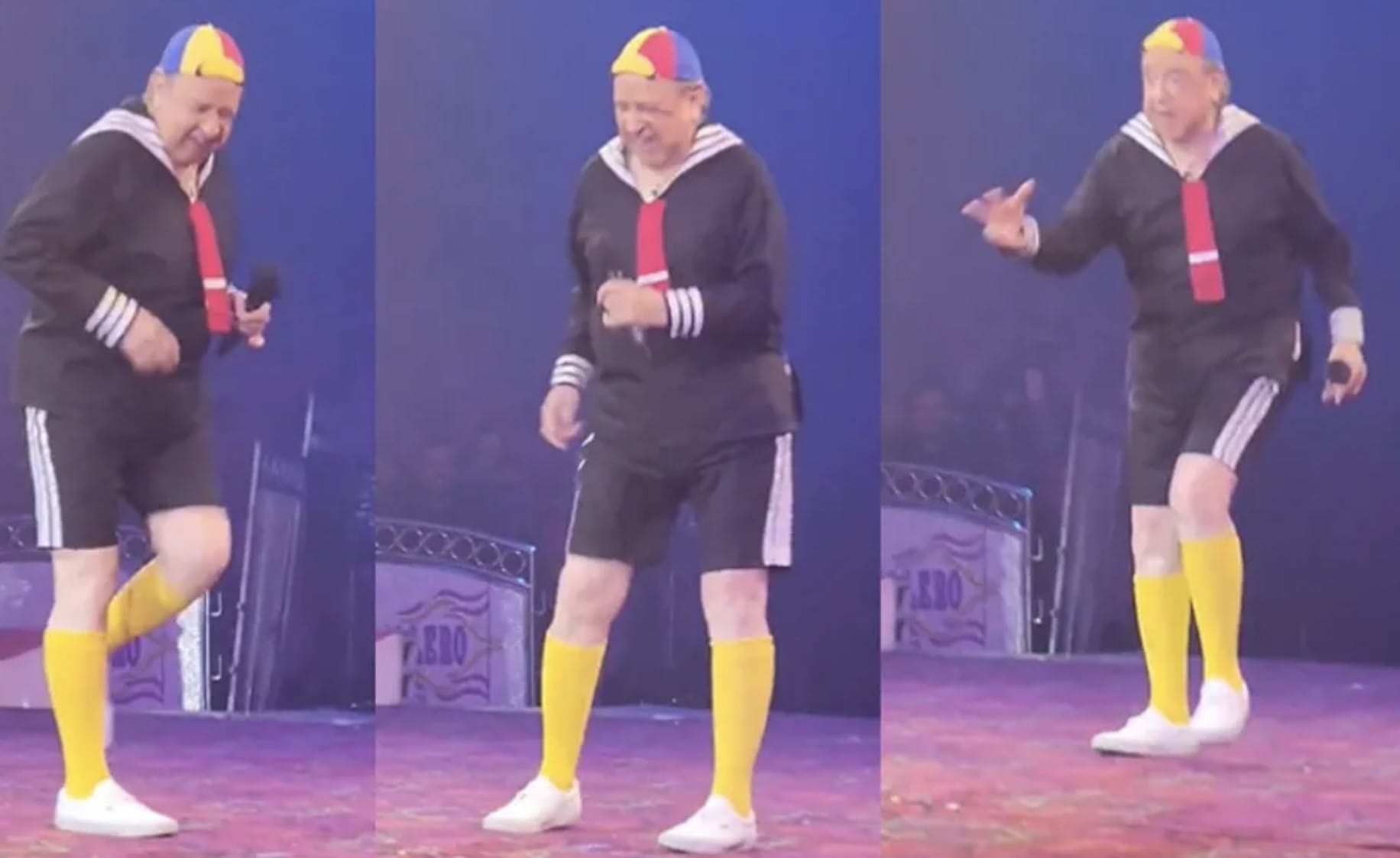 El famoso se volvió tendencia en redes sociales luego de realizar unos pasos de baile que encantaron a más de un internauta.