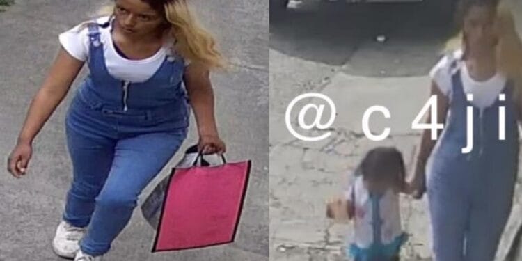 La persona que encontró a la niña, informó que la pequeña llevaba cinco pesos y un pan.