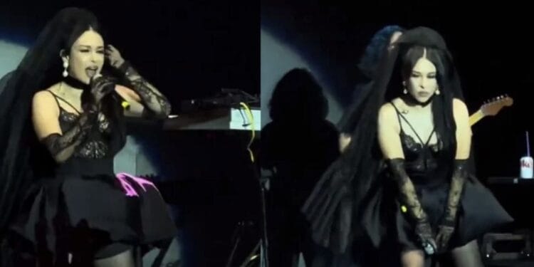 La vocalista Denisse Guerrero ha recibido comentarios negativos respecto a su presentación en el festival Bésame Mucho.