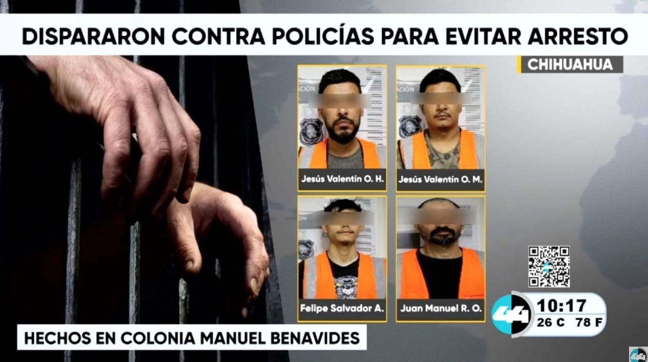 Dispararon contra policías para evitar arresto
