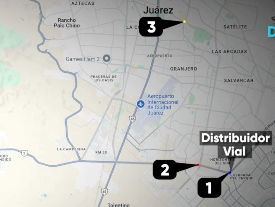 Cruce más peligrosos de Juárez