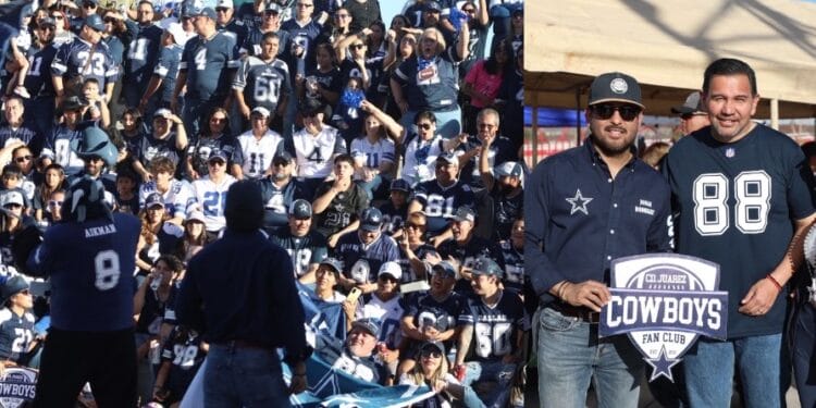 Fans de los Dallas Cowboys en Ciudad Juárez se reúnen; alcalde asiste