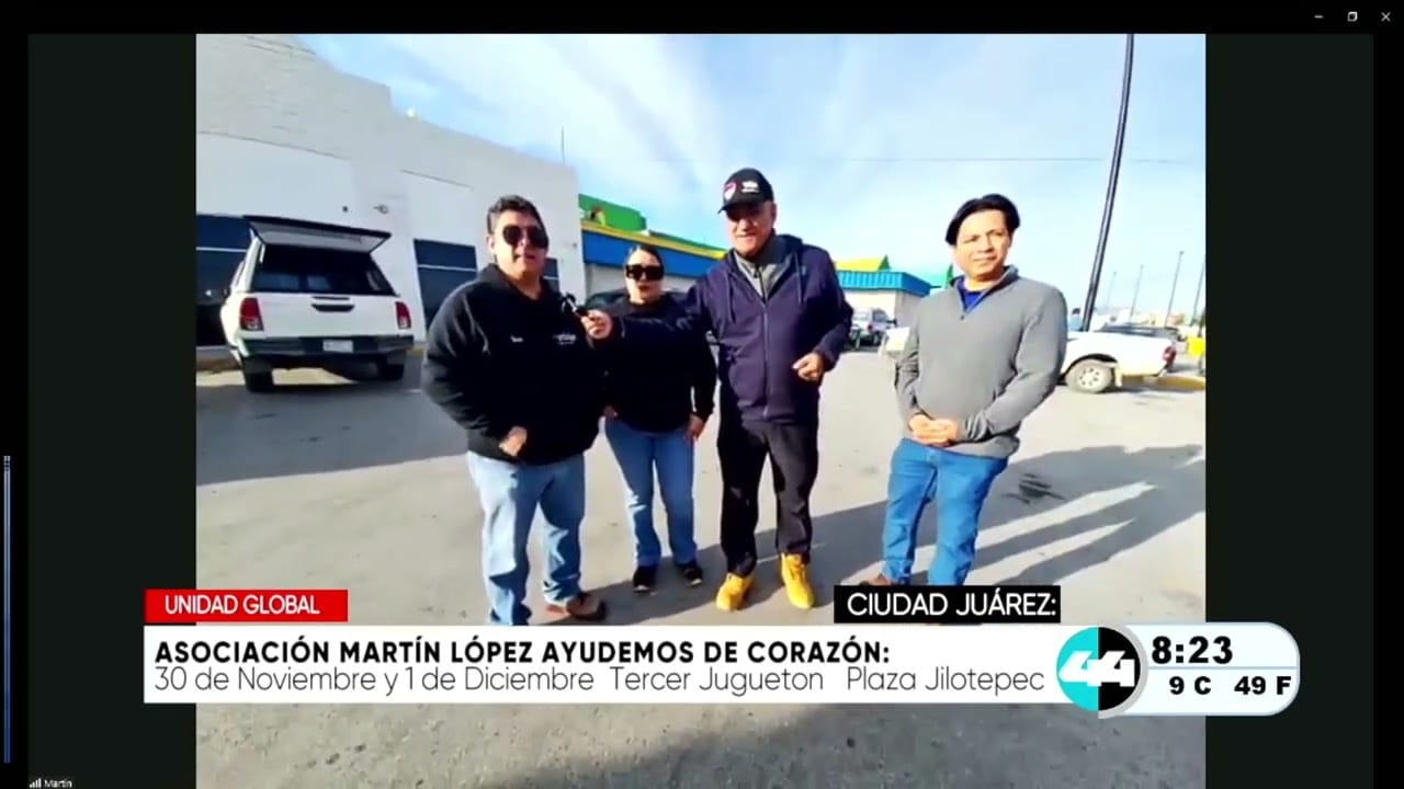 Martín López estará 36 horas juntando juguetes para los niños
