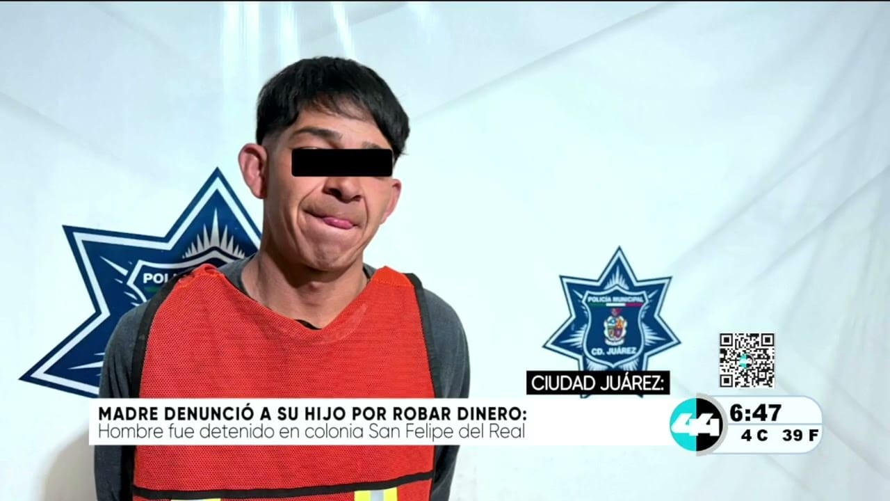 Madre denunció a su hijo por robar dinero