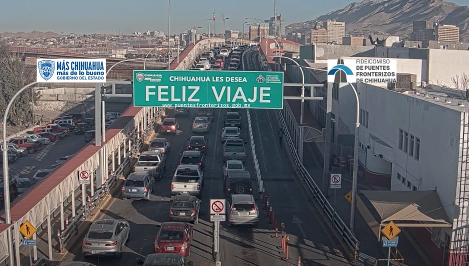 Reporte De Puentes Internacionales En Vivo Ciudad Juárez Así están las lineas de los Puentes Internacionales de Ciudad Juárez-El