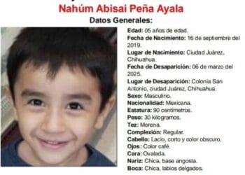 Familiares y autoridades buscan desesperadamente a Nahúm Abisai Peña Ayala