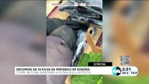 Decomiso de 32 kilos de fentanilo en Sonora. Noticias en tiempo real