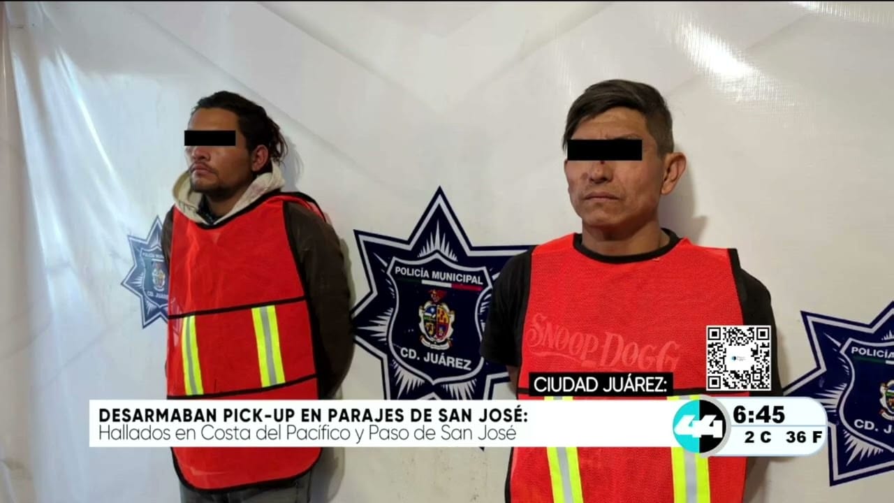 Desarmaban pick up en Parajes de San José