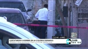 Ejecutan a hombre en la colonia Durango. Noticias en tiempo real