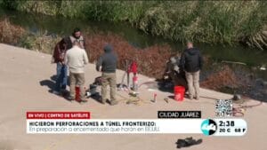 Hicieron perforaciones a túnel fronterizo. Noticias en tiempo real