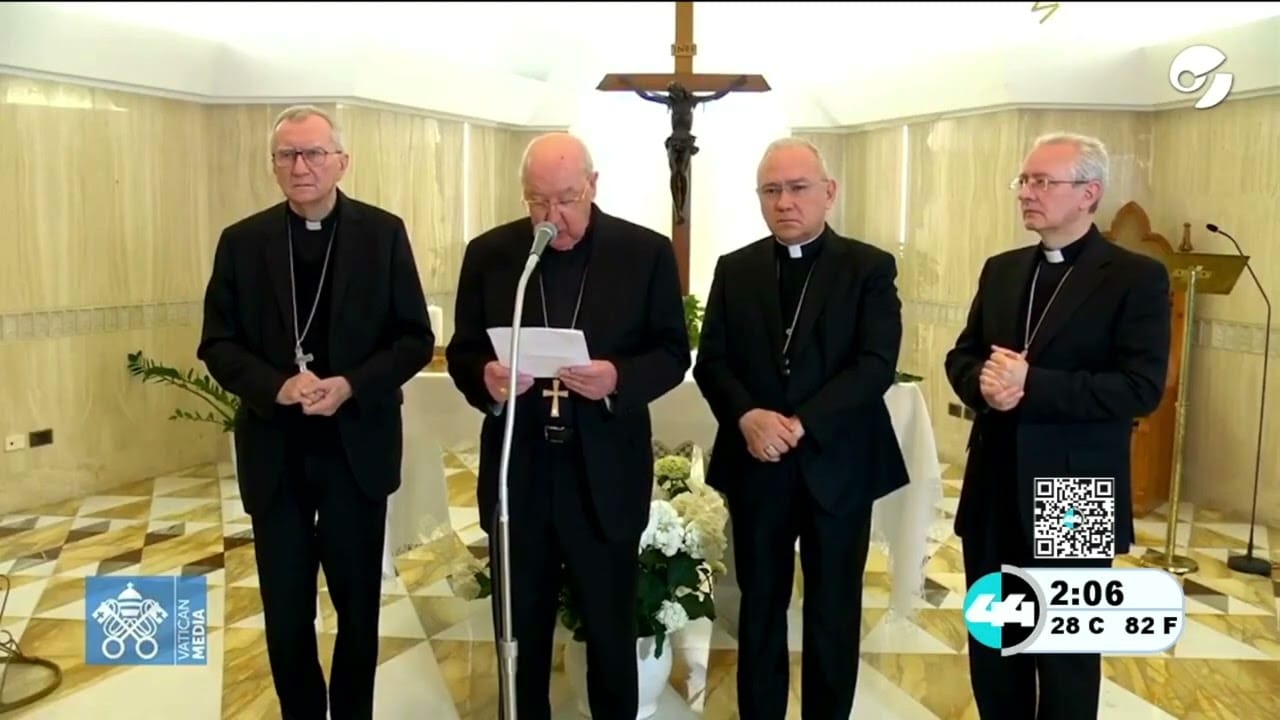 Anuncian la muerte del papa Francisco por cardenal desde Roma