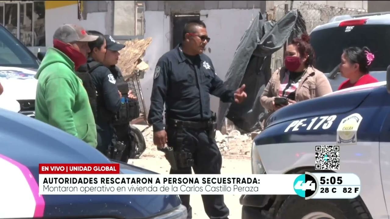 Autoridades rescataron a persona secuestrada