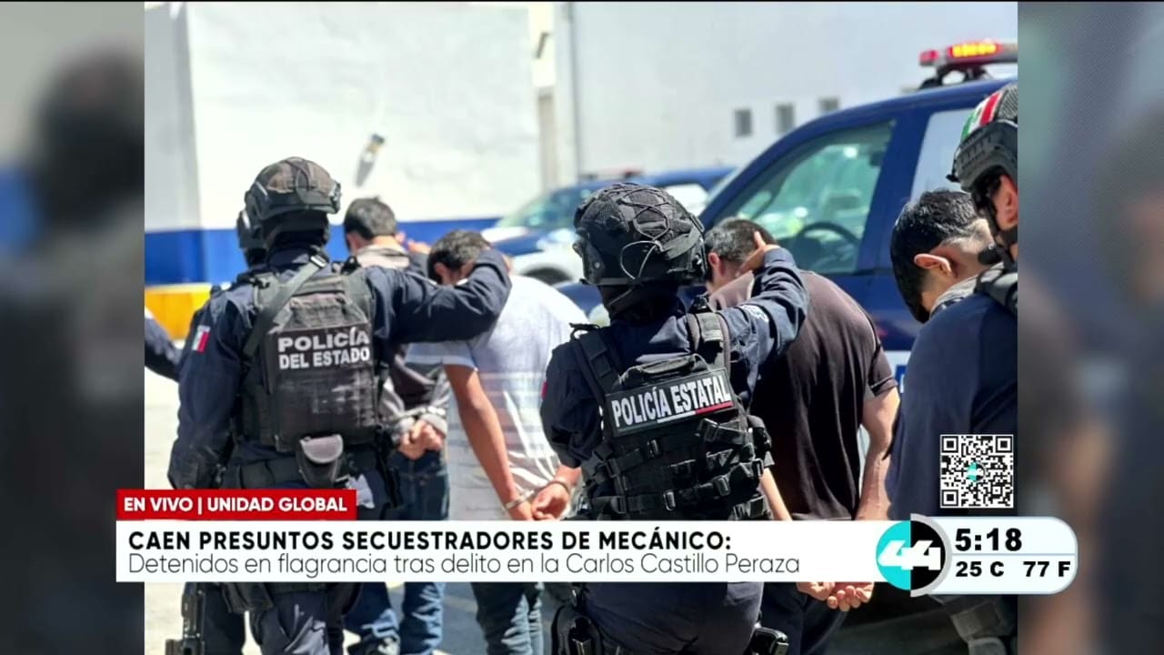 Caen presuntos secuestradores de mecánico