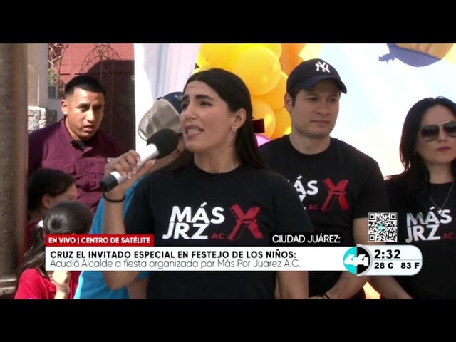 Cruz invitado especial en festejo de los niños