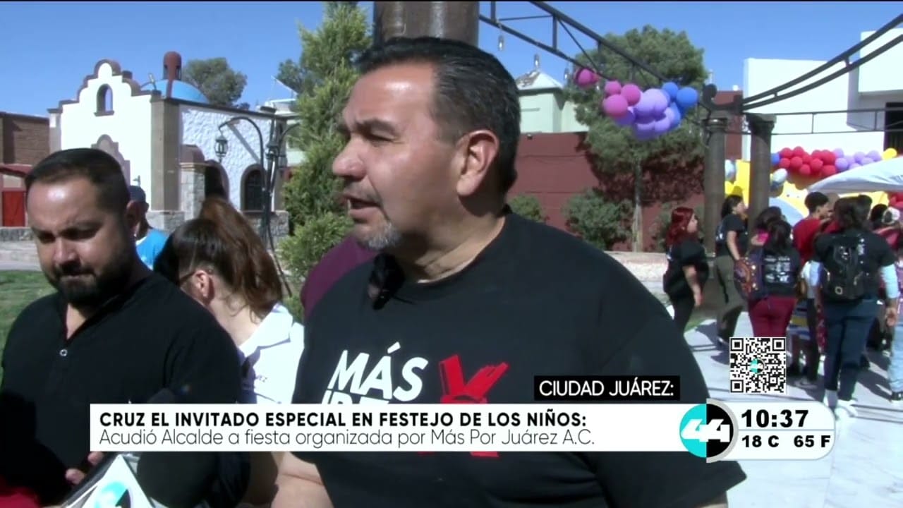 Cruz invitado especial en festejo de los niños