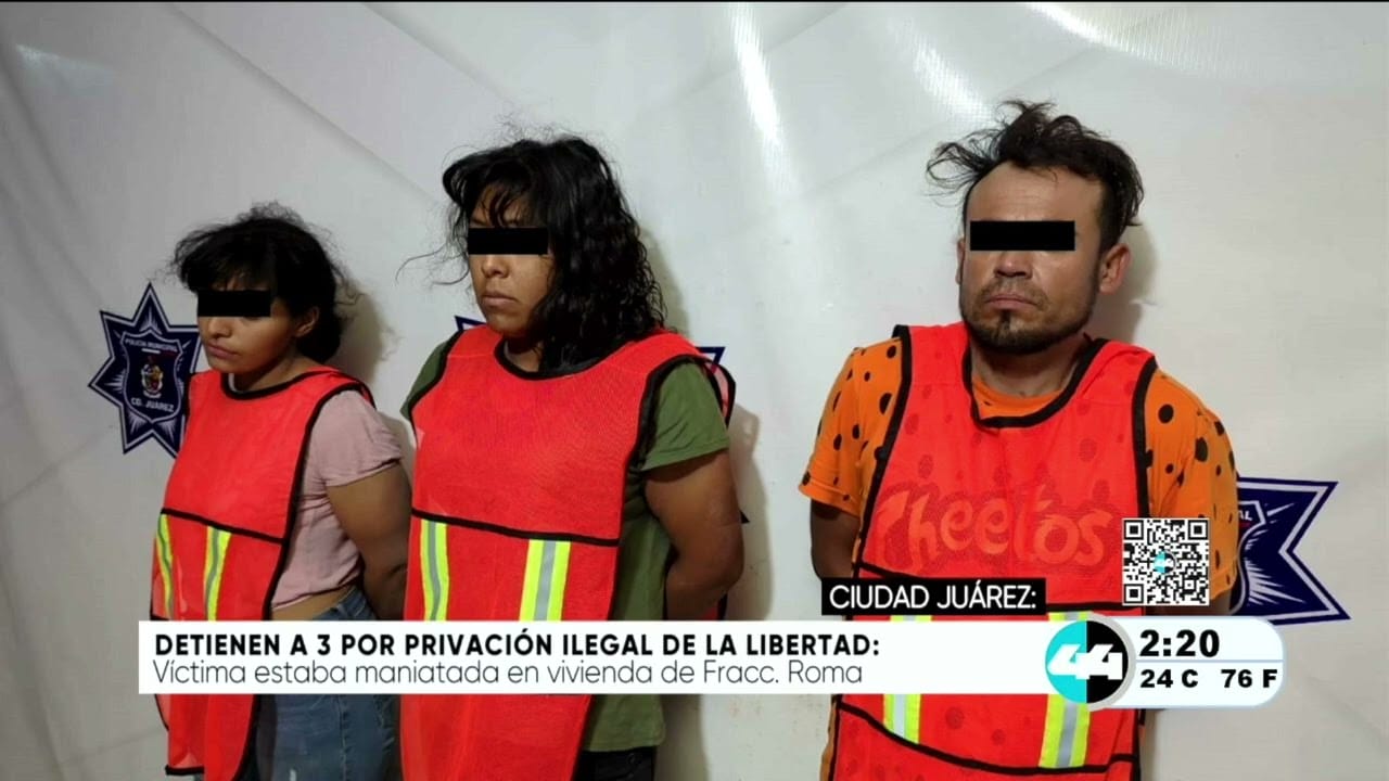Detienen a 3 por privación ilegal de la libertad