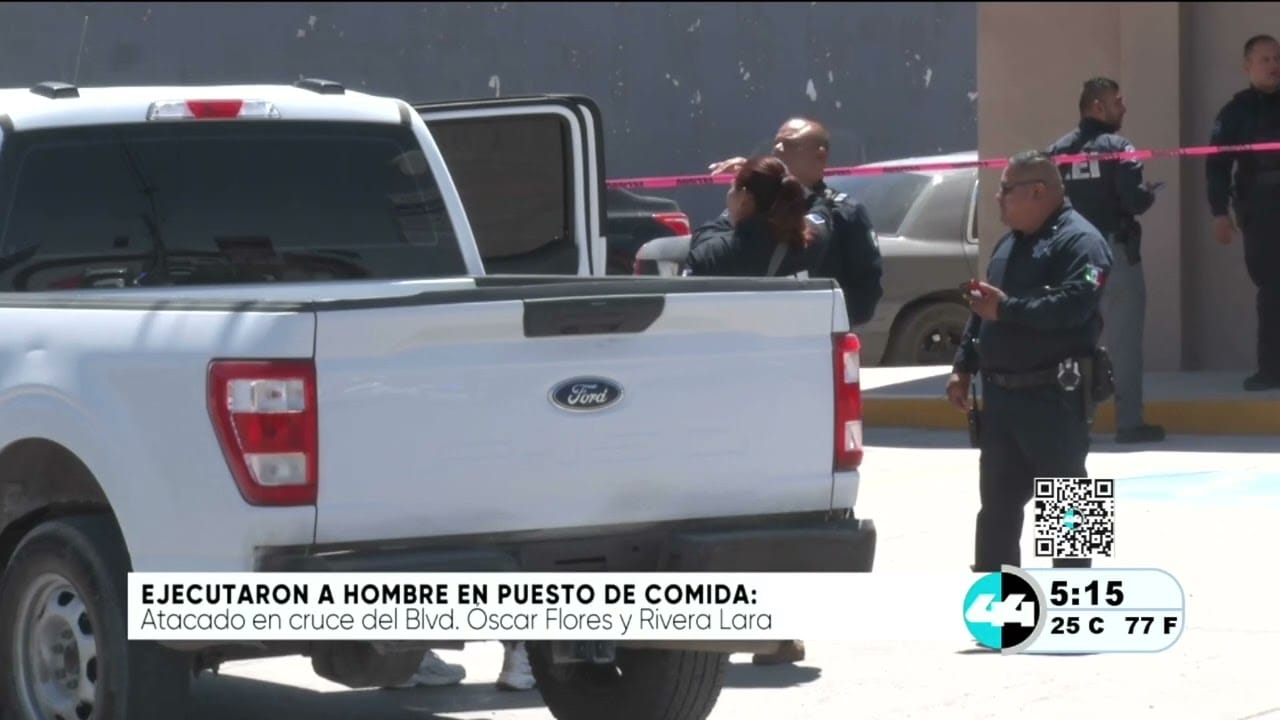Ejecutaron a hombre en puesto de comida