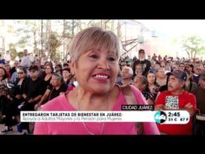 Entregaron tarjetas de bienestar en Juarez. Noticias en tiempo real