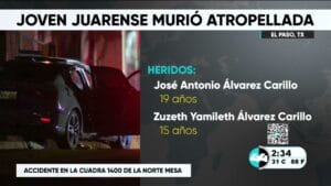 Joven juarense pierde la vida arrollada en El Paso. Noticias en tiempo real