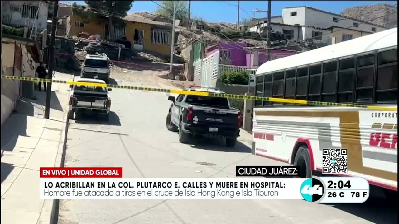 Lo acribillan en Col. Plutarco E. Calles y muere en hospital