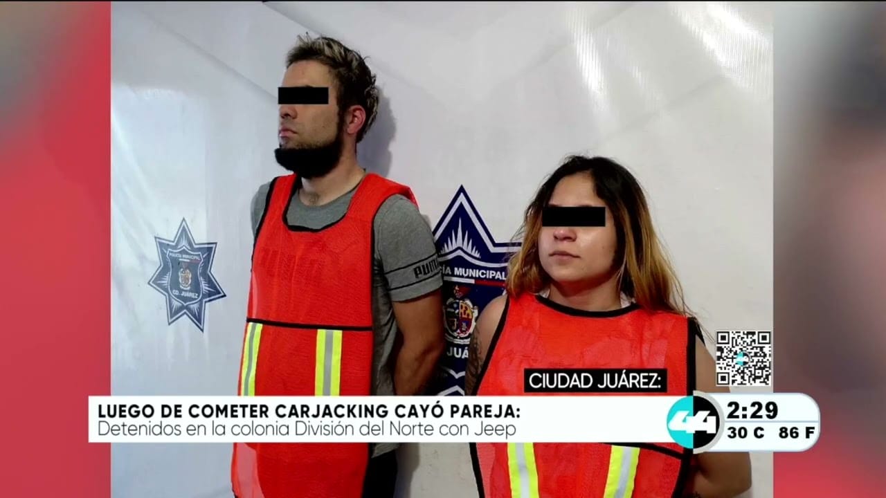 Luego de cometer car jacking cayó pareja