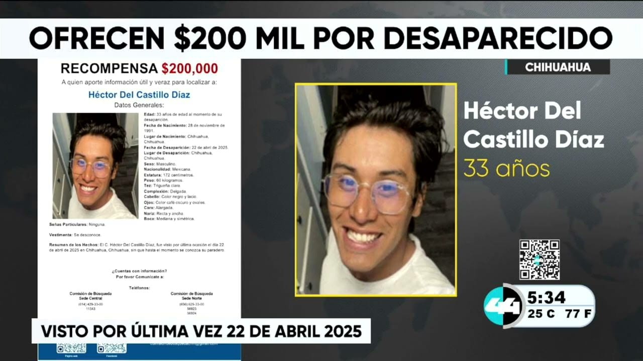 Ofrecen $200 mil por desaparecido