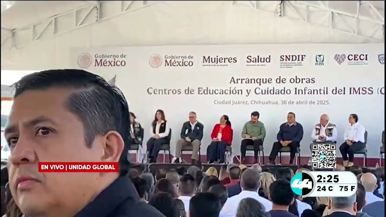 Primera piedra de construcción de 5 cecis del IMSS en la frontera