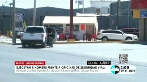 Última Hora: Ejecutan a hombre frente a oficinas de seguridad vial. Noticias en tiempo real