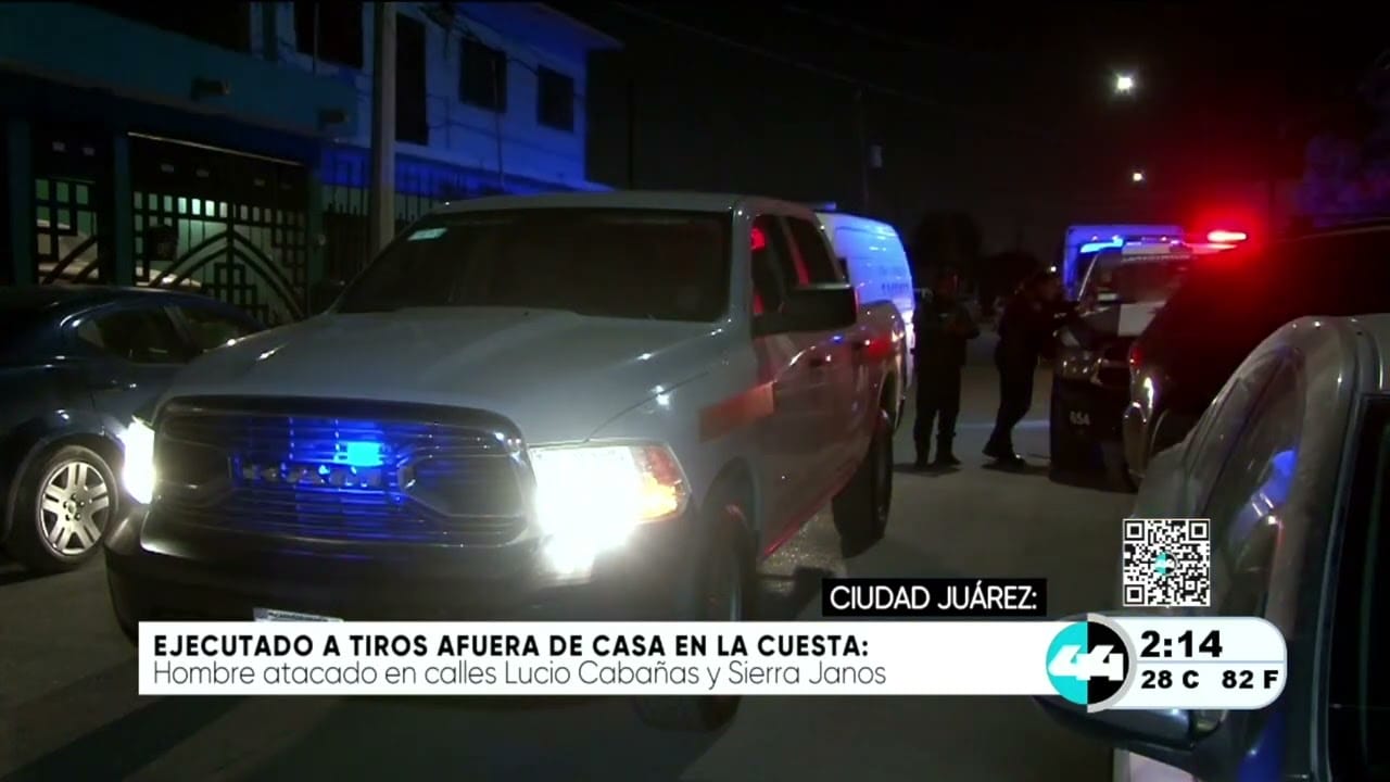 Un ejecutado por arma de fugo afuera de casa en La Cuesta