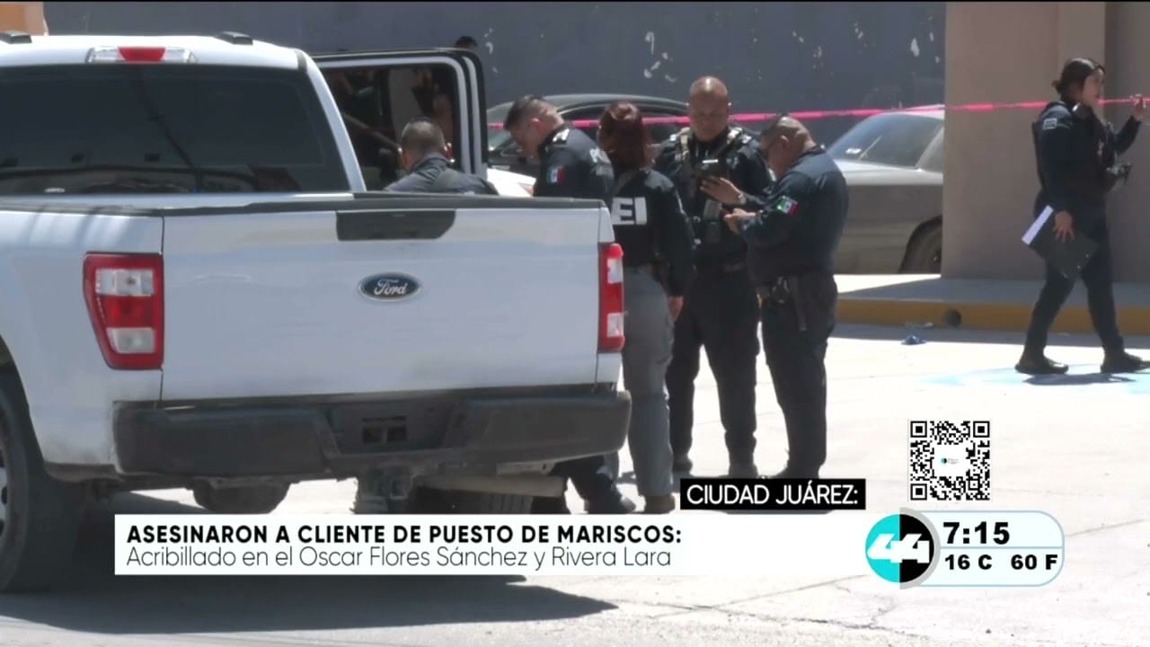 Asesinaron a cliente de puesto de mariscos