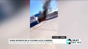 Doble incendio en la colonia Lucio Cabañas. Noticias en tiempo real