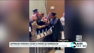 Entregan Honoris causa a padre de Esmeralda. Noticias en tiempo real