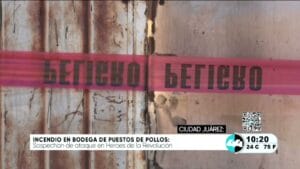 Incendio en bodega de puesto de pollos. Noticias en tiempo real
