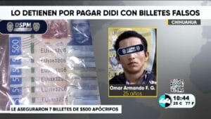 Lo detienen por pagar didi con billetes falsos. Noticias en tiempo real