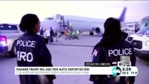 Pagara Trump mil usd por autodeportacion. Noticias en tiempo real