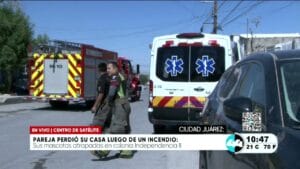 Pareja perdió su casa luego de un incendio. Noticias en tiempo real