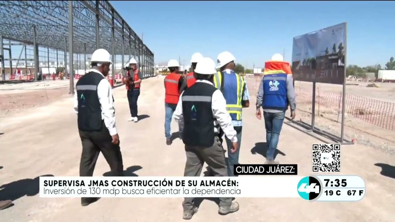 Supervisa Jmas construcción de su almacén