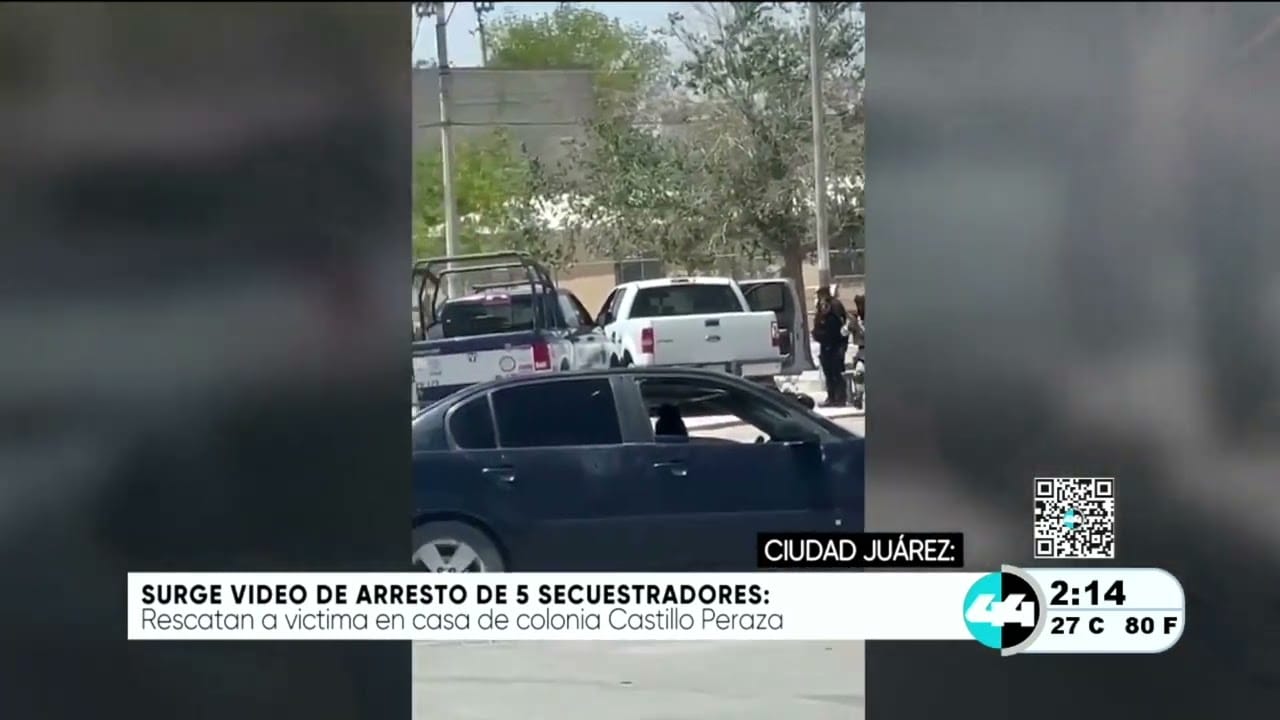 Surge video de arresto de 5 secuestradores